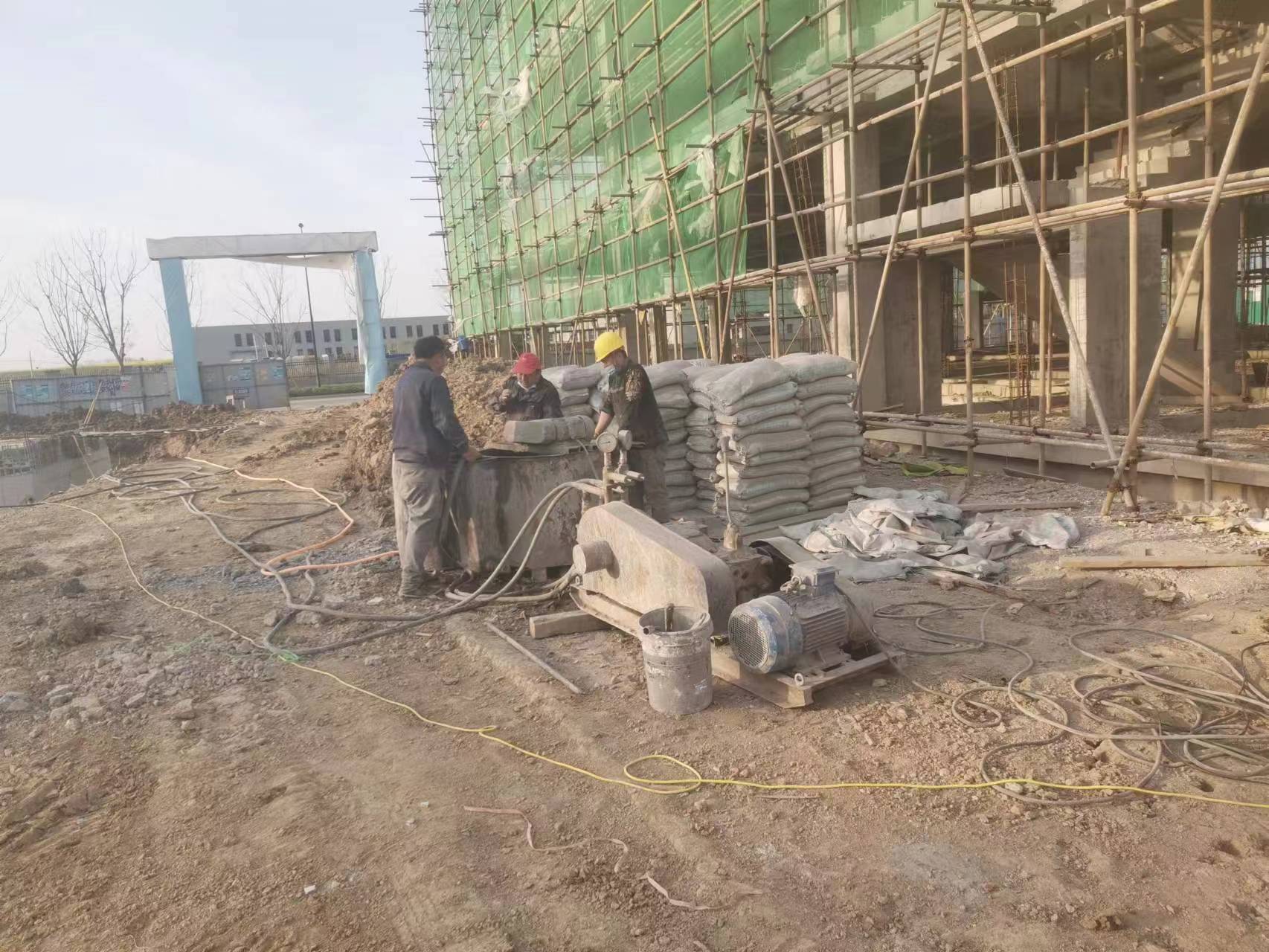 浏阳别墅下沉注浆